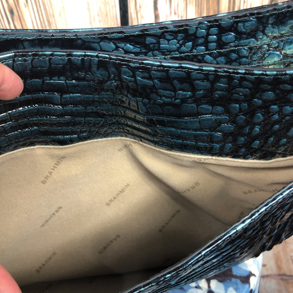 Brahmin Verdigris Noelle Melbourne Handbag NWT - Picture 6 of 8